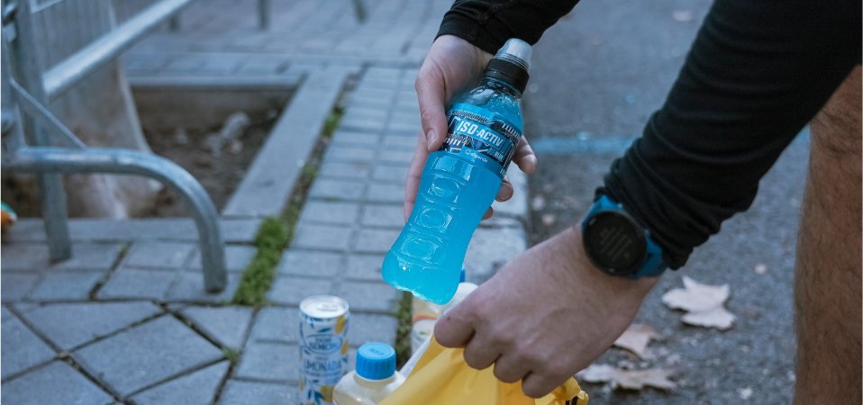 isotonic drink - The Business Race - last lap